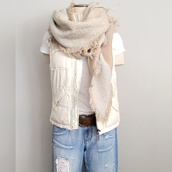 Ecote Asymmetrical Scarf Shawl, Wrap. - Picture 4 of 4